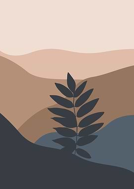 vintage landscape art