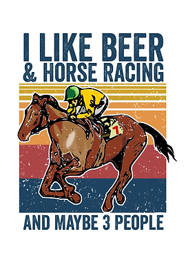 Funny Horse Racing Shirt