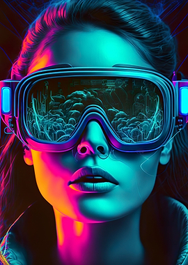 woman VR AI