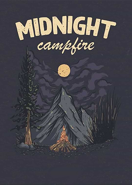Midnight campfire