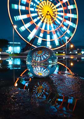 Lensball and Ferris Wheel