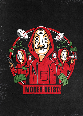 Money Heist Cartoon