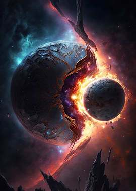 Colors of Space Planet