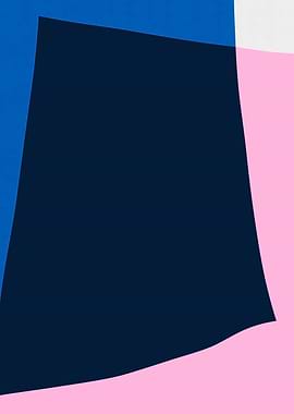 Blue and pink art