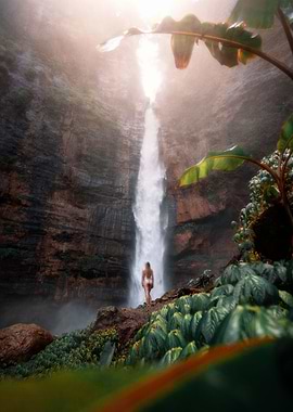 Kapas Biru Waterfall Java