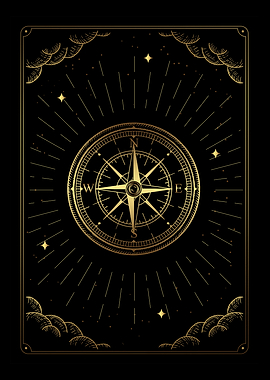 Tarot Star compass