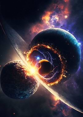 Colors of Space Planet