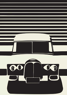 Minimalist London Taxi