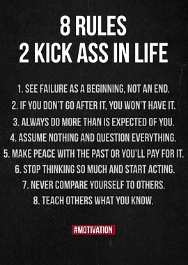 8 rules of life