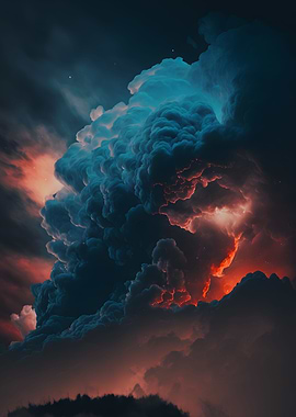 Vibrant Clouds in Motion