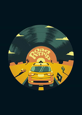 Car Into the Sunset Vinyl