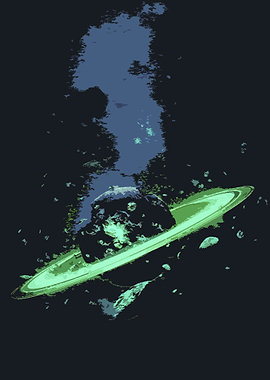 Abstract Space Saturn