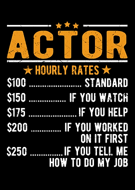 Actor Hourly Rates