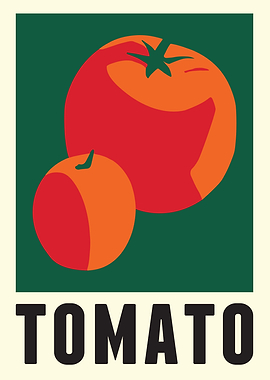 Minimal Tomato Poster