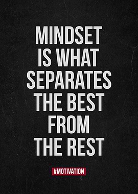 Mindset is what separate