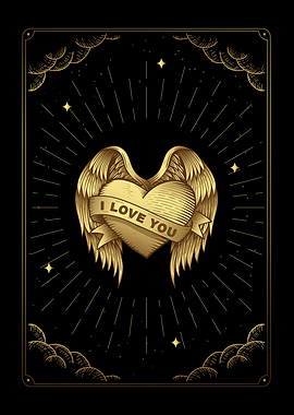 Tarot the winged heart