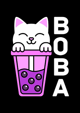 Cat In Boba Tea