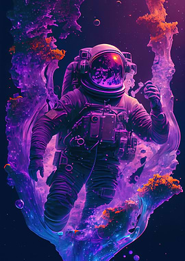 a water world in space