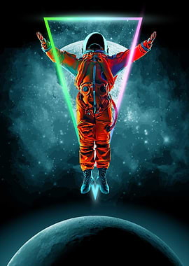 The beautiful Astronaut