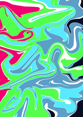 ABSTRACT GRAFFITI VIBRANT