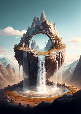 Perpetual Waterfall IV