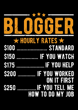 Blogger Hourly Rates