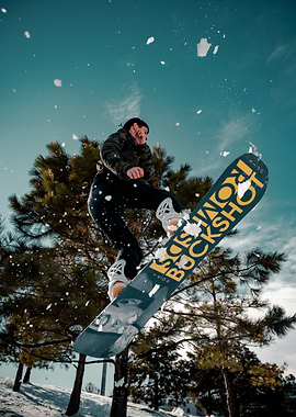 Snowboarding Action