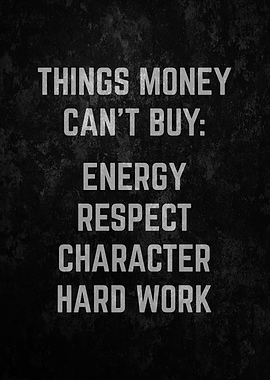 Things Money Cant Buy