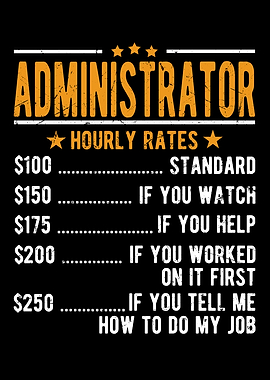 Administrator Hourly Rates