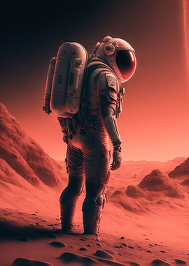 Astronaut stranded on Mars