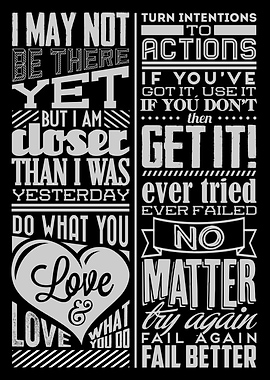 I may not be there yet