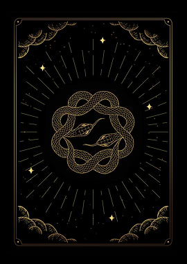 Tarot two snakes