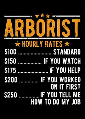 Arborist Hourly Rates