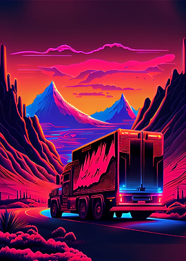 Synthwave Truck