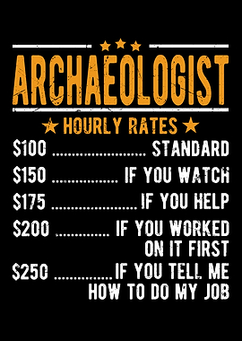 Archaeologist Hourly Rates
