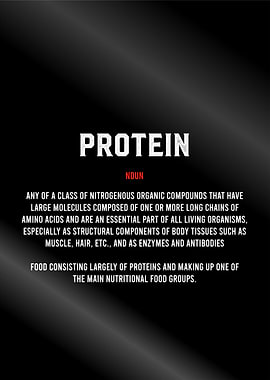 protein definition poster