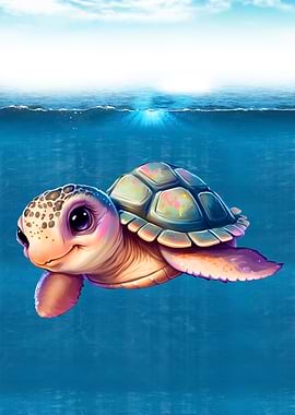 Cute turtle 3