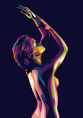 Beautiful Girl Pop Art