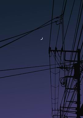 Beautiful night on city