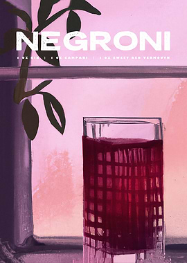 Pink Negroni Recipe Sunset