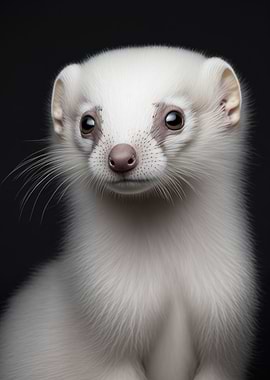 Japanese Weasel Portrait