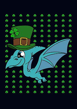 Dinosaur St Patricks Day