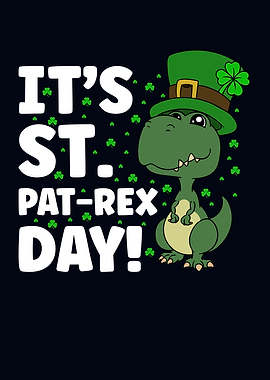 Dinosaur St Patricks Day