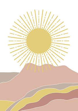 Sunrise in the Desert