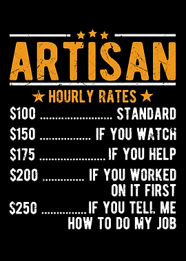 Artisan Hourly Rates