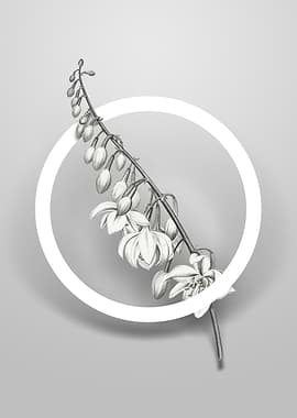 Giant Cabuya Flower Circle