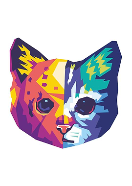 Mask Cat Popart