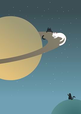 jealous cat love saturn