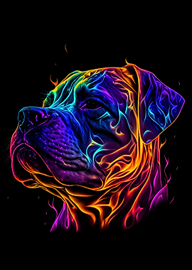 Fire Elemental Cane Corso