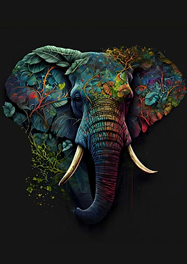 Colourful Elephant